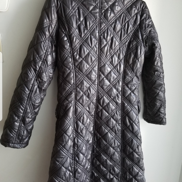 🧥COCO&TASHI BLACK PUFFER LONG COAT - Picture 3 of 12